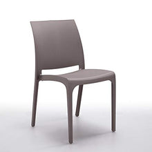 BICA Volga Sedia, Taupe, 46x54x80 cm, 2 unità