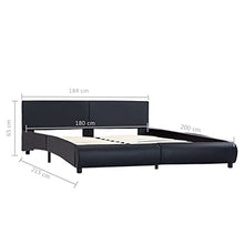 SKM Giroletto Nero in Similpelle 180x200 cm (30.35kg)