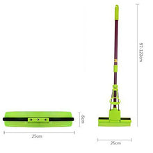 SSAYY Spray Mop Mop di Spugna Assorbente/Aste di Acciaio al Carbonio/Mop di Spugna di Acqua di Compressione/Mop di Cotone per Colla di Compressione