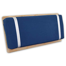 DS Dropshipping Testiera da parete per divano Box 47 x 120 cm con cuscino, adatto per esterni