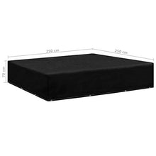 E E-NICES Copertura per Mobili da Giardino con 12 Occhielli 250x250x70 cm