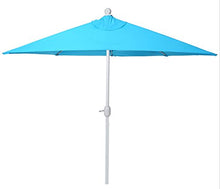Ombrellone da balcone salvaspazio Parla Plus 145x285x252cm azzurro senza base