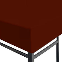 Festnight Copertura Superiore Gazebo 310g/m² 3x4m Terracotta