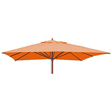 Mendler Telo Copertura per ombrelloni Quadrati HWC-C57 4x4m Arancione