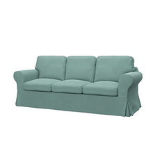 Soferia Fodera Extra Ikea EKTORP Divano Letto a 3 posti, Tessuto Elegance Mint