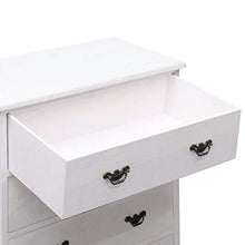 FAMIROSA Cassettiera Bianca 60x30x75 cm in Legno