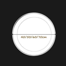 XQAQX Specchio da Parete Specchio da Bagno Bagno Specchio Rotondo a Parete Specchio LED Trucco dello Specchio della Struttura del Metallo Camera da Letto Decorazione del Salone D12054