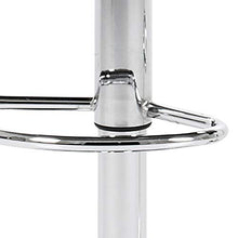 AC Design Furniture 25441 Sgabello da Bar Set di 2 Thilde, finta pelle Nero