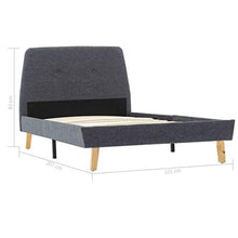 SKM Giroletto Grigio Scuro in Tessuto 90x200 cm (15.52kg)