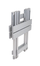 Bo-Camp Sgabello/Tablet Pieghevole Grigio 30 x 25 x 40 cm