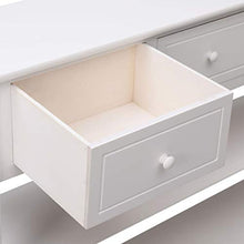 FAMIROSA Credenza Bianca 115x30x76 cm in Legno