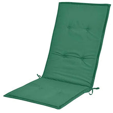 vidaXL 4X Cuscini per Sedie da Giardino Verdi 120x50x3 cm Coprisedia Copertura