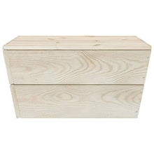 FAMIROSA Set Divani da Giardino su Pallet 6 pz con Cuscini Legno Abete-3524