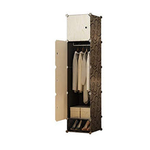 Guardaroba Cloth Armadio Fai da Te Portatile Armadio Modular Storage Organizer Deeper cubo con Hanging Asta FANJIANI (Size : 39x47x165cm)