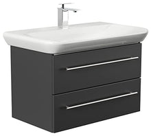 Mobile bagno con lavabo Geberit MyDay 80cm nero satinato