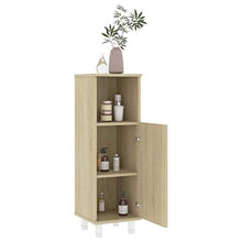 Armadio per il bagno, in rovere Sonoma 30 x 30 x 95 cm