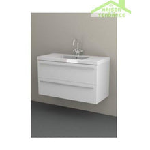 Insieme Mobile & lavabo Riho Bellizzi Set 11 in legno lucido 100 x 45 x H 60 cm