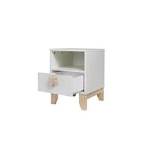 Comodino XO bianco naturale