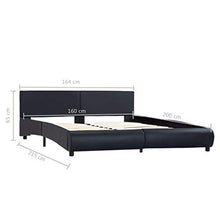 SKM Giroletto Nero in Similpelle 160x200 cm (29.25kg)