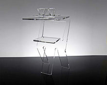 Slato Comodino da Notte dal Design Moderno in plexiglass Trasparente Oniro Grande (33 x 28 x 49 cm)