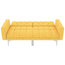 FAMIROSA Divano Letto Giallo in Tessuto