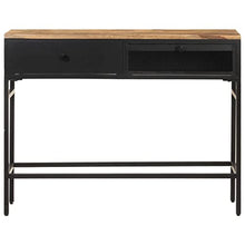 vidaXL Credenza 100x35x77 cm in Legno Massello di Mango Grezzo