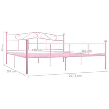 SKM Giroletto Rosa in Metallo 200x200 cm