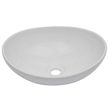Bagno Ceramica Uno scaffale a muro e due lavabi ovali Stabile e durevole Set 3 pezzi in grigio