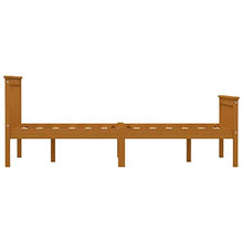 SKM Giroletto con 2 Cassetti Marrone Miele Legno di Pino 120x200 cm (31.85kg)