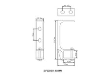 Vana deutschland GmbH SPP059 - Supporto per tenda da sole, 40 mm, 2 pezzi, colore: Bianco/Grigio