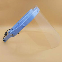 EXCEART Visiera in Plastica Trasparente Viso Integrale Cucina Visiera Antispruzzo Antinebbia Visiera Protettiva per Cucina Esterna (Blu)