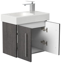 emotion Mobili da bagno con lavabo Geberit Icon XS, 53 cm, a destra, antracite con venature
