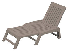 LETTINO ORFEO RESINA TORTORA 177X61X30H ARREDO ESTERNO