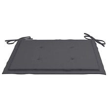 FAMIROSA Sedie da Giardino con Cuscini Antracite 4 pz Massello di Teak-2568
