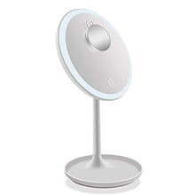 Bxiaoyan Specchio cosmetico Multi-funzione LED Protezione Ambientale Migliorata ABS Materiale Specchio for Il Trucco Intelligente Interruttore Tattile 5 Volte Lente Di Ingrandimento Cremagliera Funzio