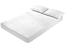 Copri Materasso Elasticizzato Anallergico Set 2 Federe Cuscino Letto Made Italy Matrimoniale Silver