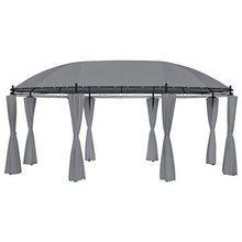 E E-NICES Gazebo con Tende 530x350x265 cm Antracite