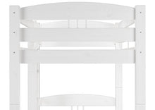 Erst-Holz Letto Castello Bianco 90x200 per Bambini divisibile con doghe rigide e cassettone 60.10-09 W S1
