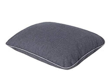 Un piccolo cuscino per il giardino, 52 x 33 cm, cuscino per panca poggiatesta, bracciolo, impermeabile, blu navy