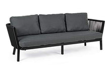 DIVANO 3P C-C MAKATEA NERO XK04