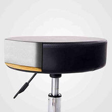Zhangmeiren Sgabello A Sollevamento Antideflagrante Sgabello da Bar Sedia Estetica Sgabello Girevole (Color : Black, Size : 45-55cm)