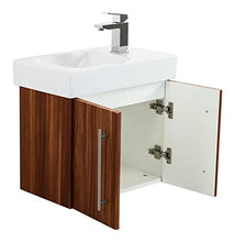 Mobile bagno con lavabo Geberit Icon XS 53cm a destra noce