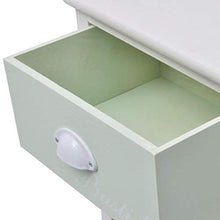 FAMIROSA Cassettiera in Stile Francese con 4 Cassetti in Legno