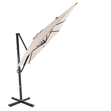 SORARA Roma Basic Parasole a sbalzo, Sabbia, 2,5 x 3 m, manovella
