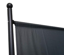 QUICK STAR Paravento da Giardino 180 x 78 cm Divisorio in Tessuto Balcone Protezione della Privacy Grigio