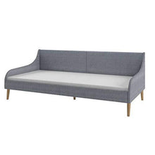 SKM Divano Letto con Materasso Memory Foam Tessuto (Grigio Chiaro) - Arredi Casa
