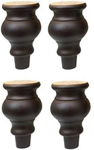 Solid Gambe europee legno Divano Tavola comodino Tavolino appoggio del piede accessori in legno - 4 pezzi