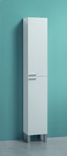 Esidra Mobile Colonna Contenitore Bagno a 2 Ante, Bianco, 30 x 182 x 25 cm