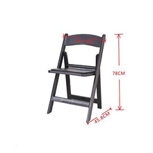 Chicreat Sedia pieghevole in plastica resistente, per interni ed esterni, 45,7 x 45,5 x 78 cm, set da 2