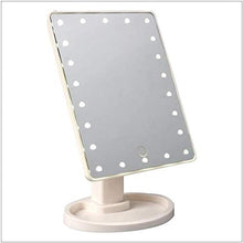 Specchio Specchi da Trucco, vanità con 22 luci a LED, Rotazione dimmerabile a 360 ° Schermo
